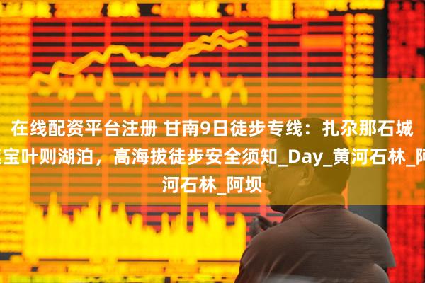 在线配资平台注册 甘南9日徒步专线：扎尕那石城+莲宝叶则湖泊，高海拔徒步安全须知_Day_黄河石林_阿坝